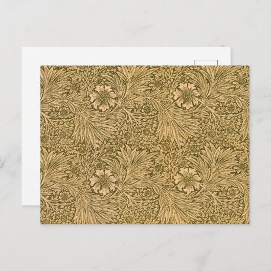 Marigold, bloemkool van William Morris Briefkaart (Voorkant / Achterkant)