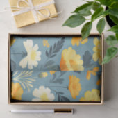 Marigold Floral Pattern Tissuepapier (Geschenk)