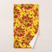 Marigold Flower Bad Handdoek (Handdoek)