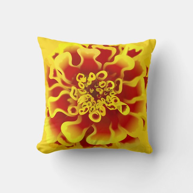 Marigold Flower Kussen (Voorkant)