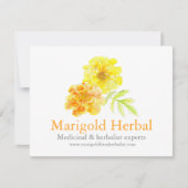 Marigold herbalist geneesmiddelkaart (Voorkant)