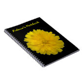 Marigold jaune Carnet personnalisable (Côté Droit)