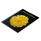 Marigold jaune Carnet personnalisable (Côté gauche)