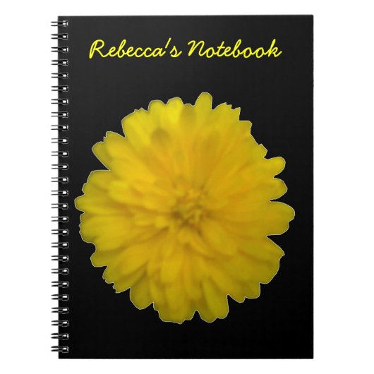 Marigold jaune Carnet personnalisable (Devant)