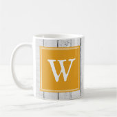 Marigold Rustic Monogram Mug (Gauche)