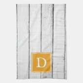Marigold Rustic Monogram Theedoek (Verticaal)