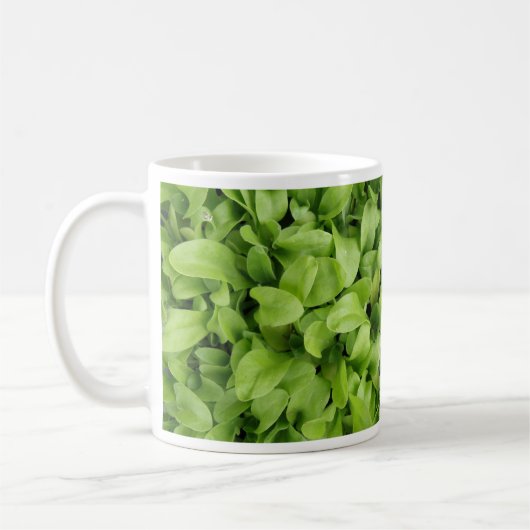 Marigold Seedlings Café Mug (Gauche)