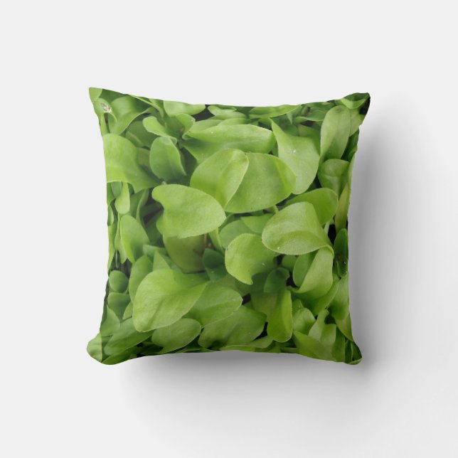 Marigold Seedlings Pillow Kussen (Voorkant)