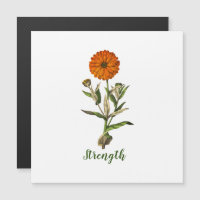 Marigold Sterkte Inspirerend Magnetische Kaart