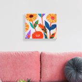 Marigold-viering Canvas Afdruk (Insitu (Woonkamer))