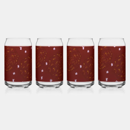 Marigolds with Stars Blikvorm Glas (Achterkant)