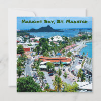 Marigot Bay, carte de note St. Maarten