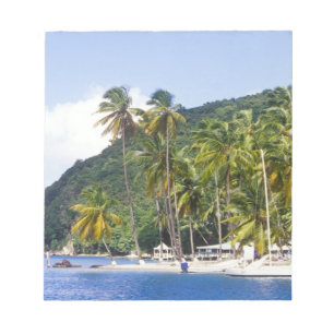 Marigot Bay, Saint Lucia, Caribisch gebied Notitieblok