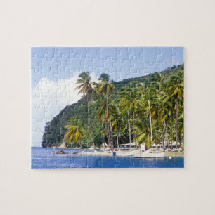 Marigot Bay, St. Lucia, Caribisch gebied Legpuzzel