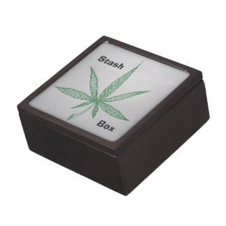 Marijuana Leaf Stash Box Premium Opbergdoosje
