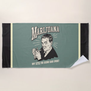 Marijuana: Settle 2nd Hand Smoke Strandlaken