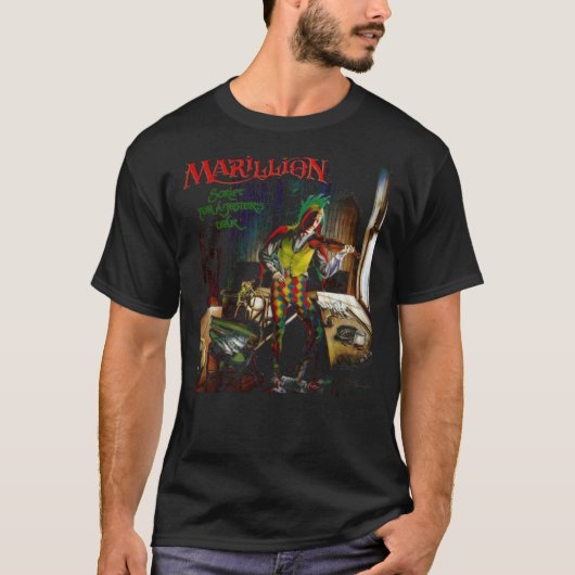 Marillion, t-shirts en marillion, Poisson, Band, m (Devant)