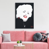 MARILYN CANVAS AFDRUK (Insitu (Woonkamer))
