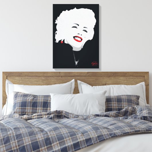 MARILYN CANVAS AFDRUK (Insitu (Slaapkamer))