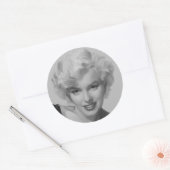 Marilyn de look ronde sticker (Envelop)