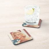 Marilyn Flag Bier Onderzetter (Rechterzijde)