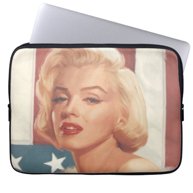 Marilyn Flag Laptop Sleeve (Voorkant)