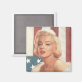 Marilyn Flag Magneet (Voorkant / Achterkant)