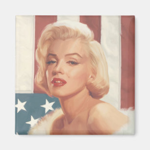 Marilyn Flag Magneet