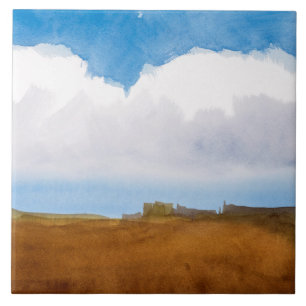 Marilyn Holmes Ceramic Tile "Study of Clouds" Tegeltje