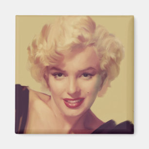 Marilyn in Black Magneet