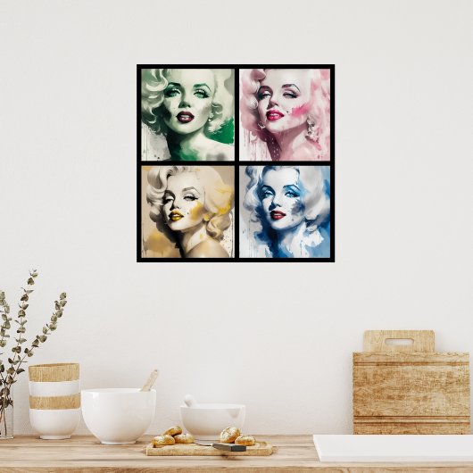 marilyn ink 4/4 all in one poster (Keuken)