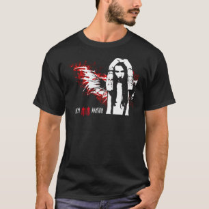 Marilyn Manson Huldigt aan de God van Shock Rock b T-shirt