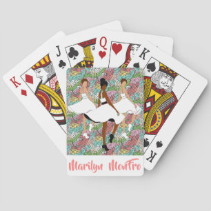 Marilyn MonFRO Black Women Briefkaart Pokerkaarten