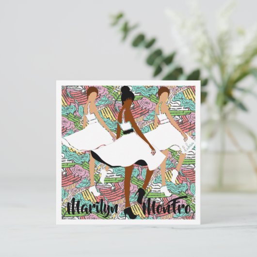 Marilyn MonFRO  zwarte vrouwen (Staand voorkant)