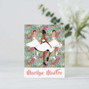 Marilyn MonFRO  zwarte vrouwen Briefkaart
