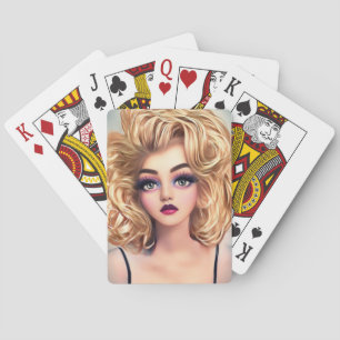 Marilyn Monroe art Pokerkaarten