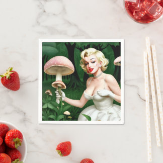 Marilyn Monroe Magische Paddenstoelenfeest Servet