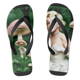 Marilyn Monroe paddenstoel schimmel liefhebbers un Teenslippers
