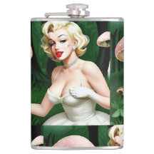 Marilyn Monroe Rêve RétroForest Flasque de Hanche