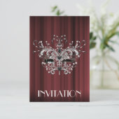 Marilyn Monroe Surprise Silver Burgundy Maroon Kaart (Staand voorkant)