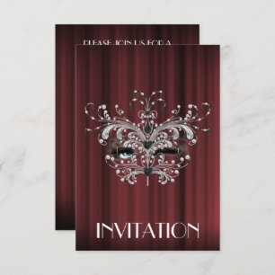 Marilyn Monroe Surprise Silver Burgundy Maroon Kaart