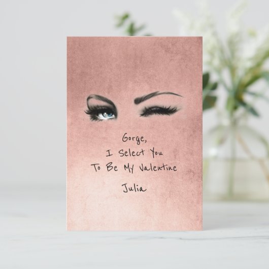 Marilyn Monroe Valentijn Love Declaration Kaart (Staand voorkant)