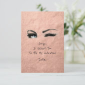 Marilyn Monroe Valentijn Love Declaration Kaart (Staand voorkant)