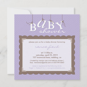 Marilyn Ryan : : INVITATIONS DE BABY SHOWER