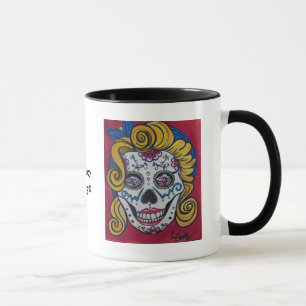 Marilyn Sugar Skull Coffee Mok