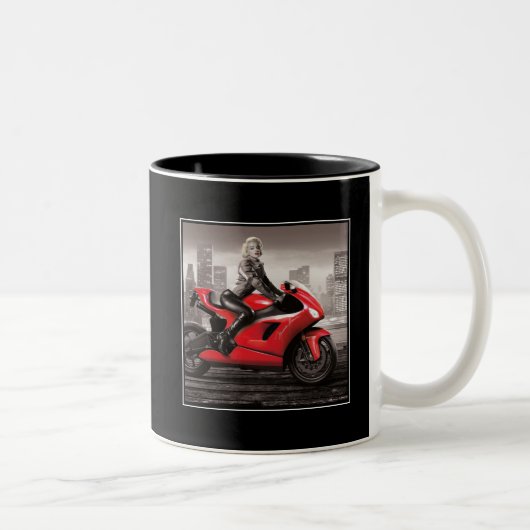 Marilyn's motor tweekleurige koffiemok (Rechts)