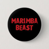 Marimba Beast Button (Voorkant)