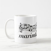 Marimba Black Music-staf Koffiemok (Links)