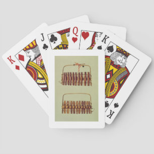 Marimba, voor- en achteruitzichten, Zuid-Afrika, v Pokerkaarten