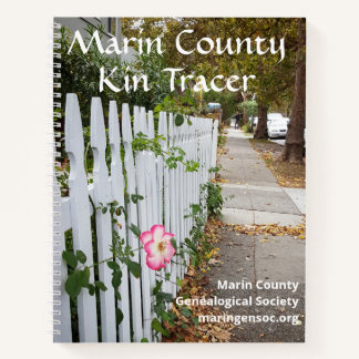 Marin County Genealogy Notebook Notitieboek